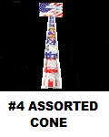 #4 Assorted Cone