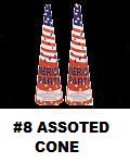 #8 Assorted Cone
